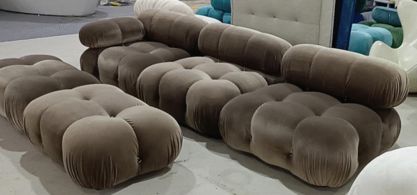 Nordic lambskin sofa, ins style, fabric sofa, simple and modern, light luxury, small apartment, single, three-person, lazy, square. - 图片 7