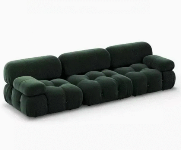 Nordic lambskin sofa, ins style, fabric sofa, simple and modern, light luxury, small apartment, single, three-person, lazy, square. - 图片 5