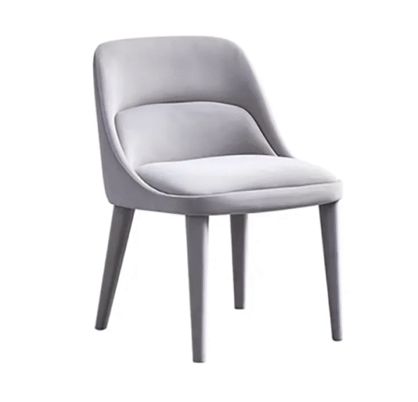 Modern minimalist chairs, home light luxury dining table chairs, designer dining chairs, hotel negotiation chairs, Nordic restaurant backrest chairs - 图片 7