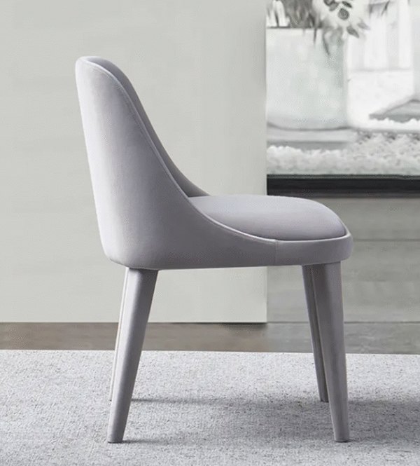 Modern minimalist chairs, home light luxury dining table chairs, designer dining chairs, hotel negotiation chairs, Nordic restaurant backrest chairs - 图片 5