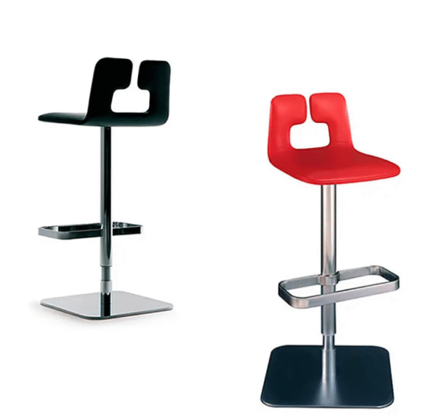 Bar chair designer luxury high-end adjustable bar stool chair stainless steel rotating high-legged stool bar chair household island dining chair