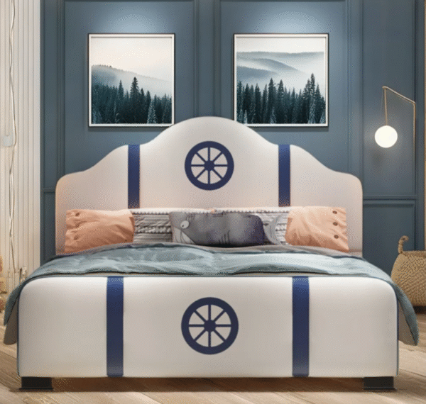 Pirate Bed Cartoon Children's Bed Boy Teenager Student Bed Girl Leather Bed Sheet Sofa Bed - 图片 7
