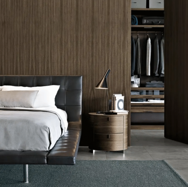 Fennavia Italian minimalist villa bed - Master bedroom high-end luxury bedroom with leather bed - 图片 5
