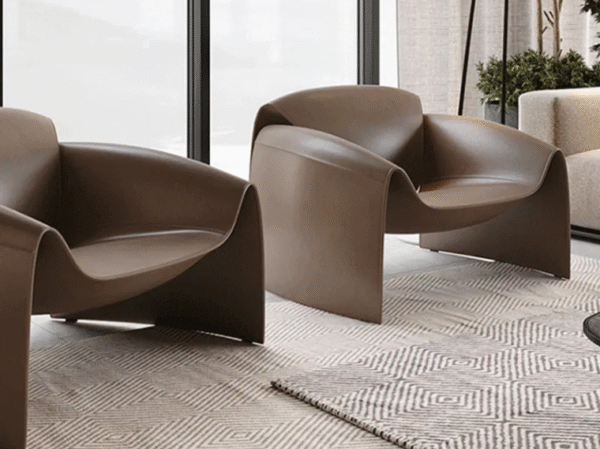 Single-person sofa luxury living room lazy crab chair designer chair internet-famous hotel balcony single chair leisure chair - 图片 4