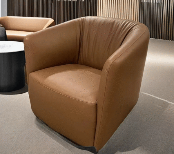 Italian Polifrom SANTA MONICA armchair with backrest - single person sofa, luxurious and modern Nordic style - 图片 2