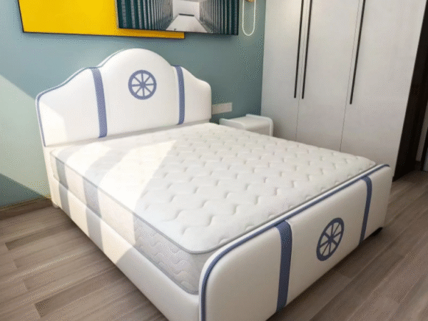 Pirate Bed Cartoon Children's Bed Boy Teenager Student Bed Girl Leather Bed Sheet Sofa Bed - 图片 2
